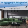 OHLECTRIC Track Light Adapter Modern Plastic LED Indoor-5