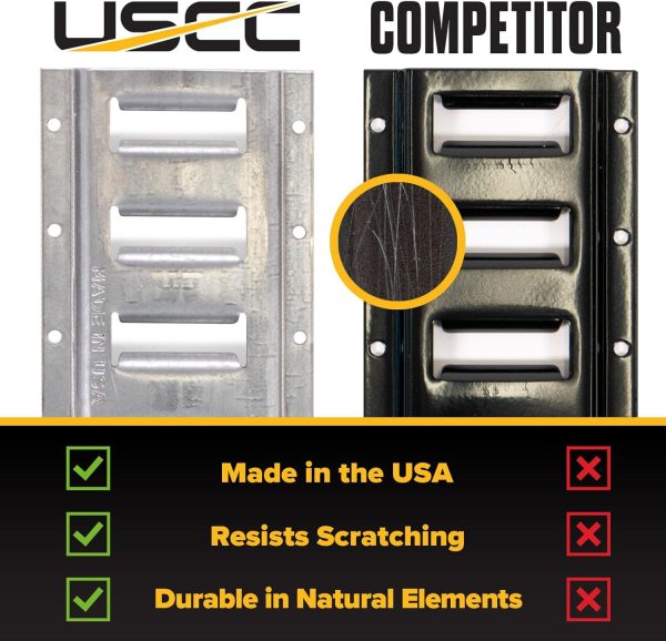 US Cargo Control E Track Rails Steel Tie Downs Automotive-3