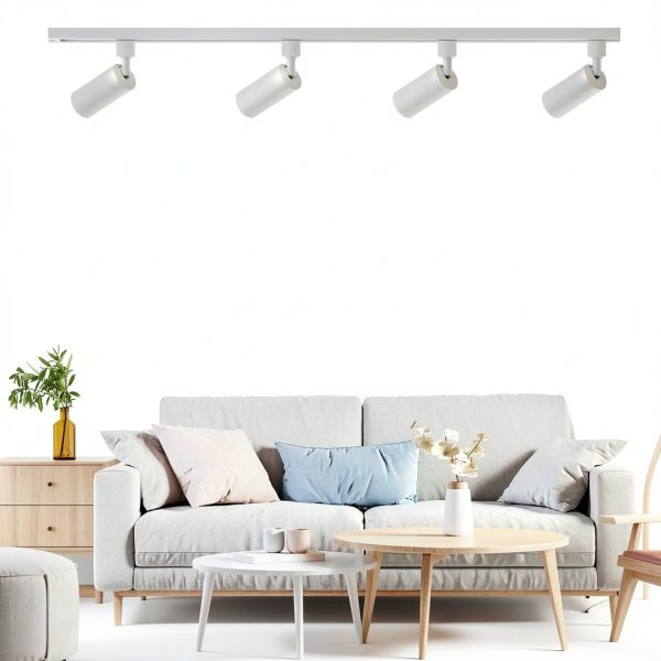 Bravsekai Track Lighting Kit Modern Aluminum 3CCT-3