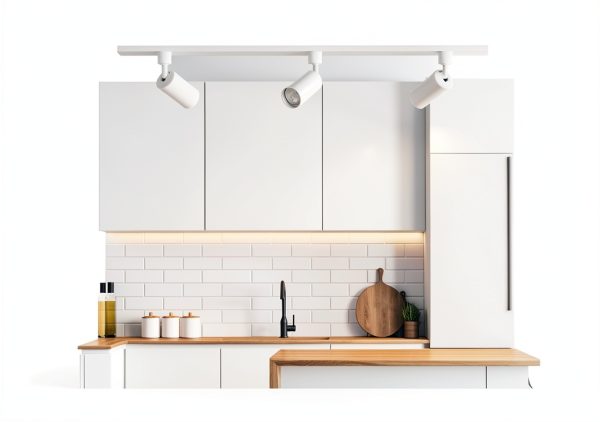 Bravsekai Track Lighting Kit Modern Aluminum 3CCT-4