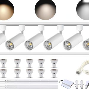 Bravsekai Track Lighting Kit Modern Aluminum 3CCT-0