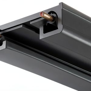 Juno Black Aluminum Track Light Head Country Style Indoor-0