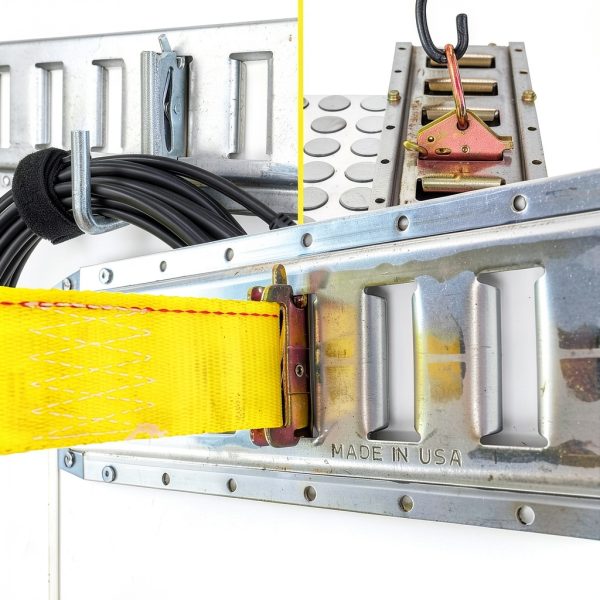 US Cargo Control E Track Rails Alloy Steel Tie Downs-6