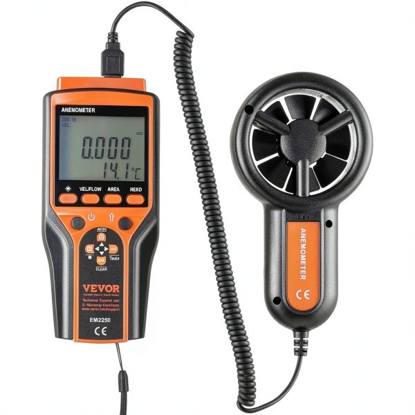 VEVOR Wind Speed Gauge Anemometer-8