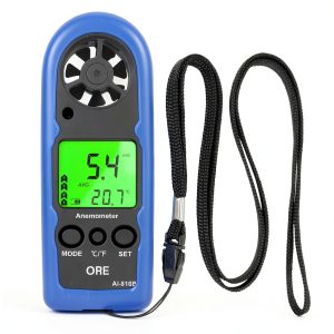 AIOMEST Handheld Anemometer 7 Blade Wind Gauge-0