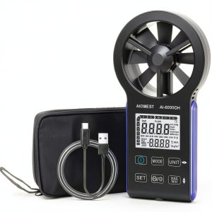 AIOMEST AI-6000GH Anemometer Touchscreen CFM Meter Tripod Mount-0