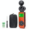 AOPUTTRIVER Wet Bulb Globe Thermometer Anemometer AP-881W LCD Display-0