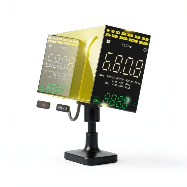 AOPUTTRIVER 3-in-1 Digital Anemometer with Retractable Sensor and LCD-6