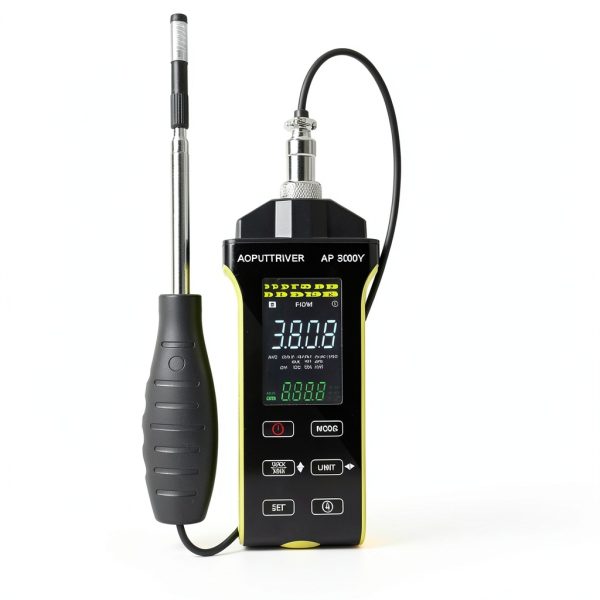 AOPUTTRIVER 3-in-1 Digital Anemometer with Retractable Sensor and LCD-4
